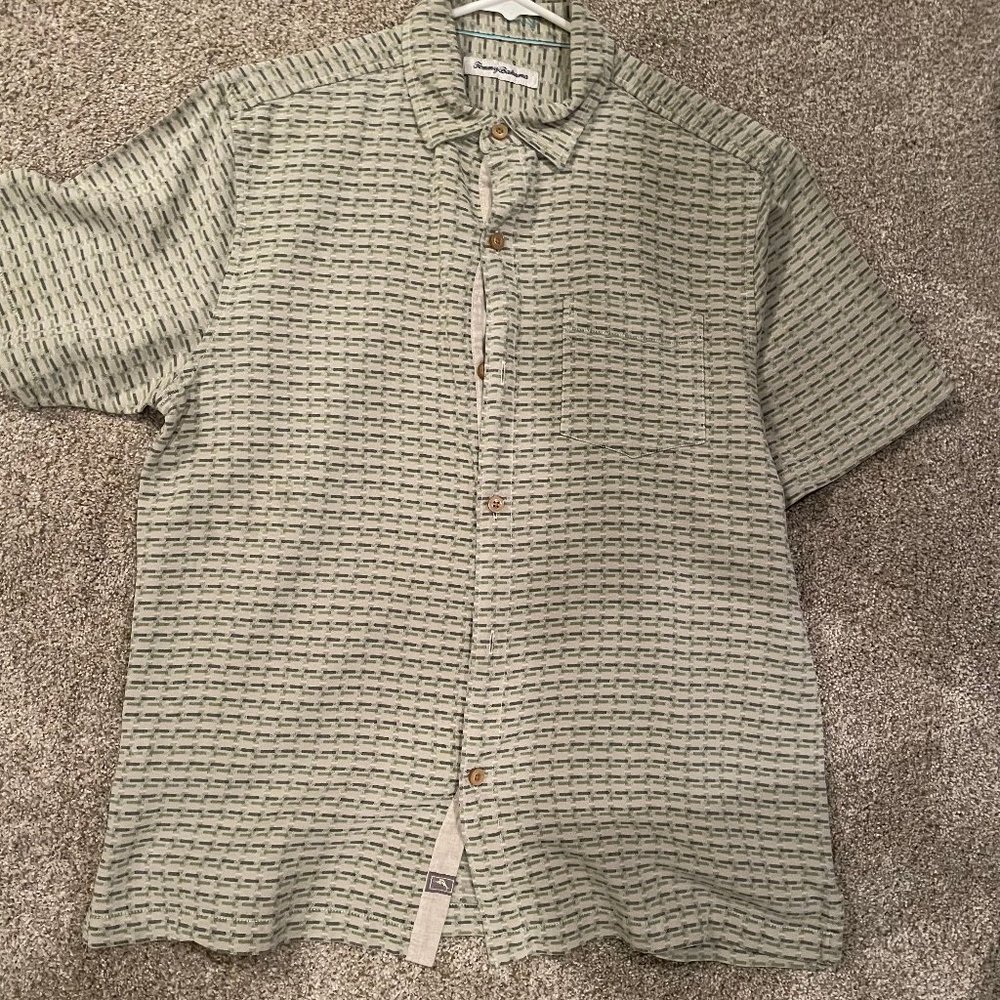 Tommy Bahama Mens Short Sleeve Button Down